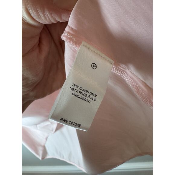 RAMY BROOK Rochelle V neck Eyelet Flutter Sleeve Blouse Top Pink Sz L NWT $345 - Picture 8 of 10